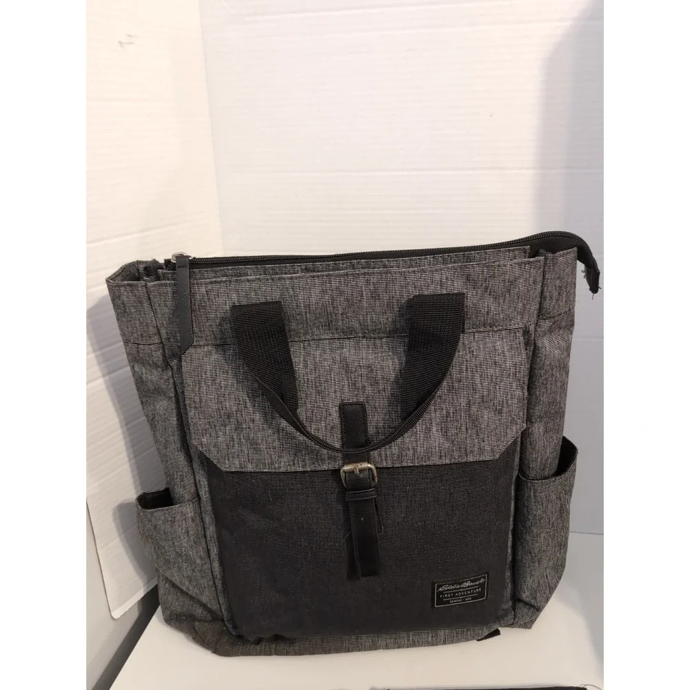 Eddie Bauer First‎ Adventure Backpack Diaper Bag Multipocket Adjustable Straps